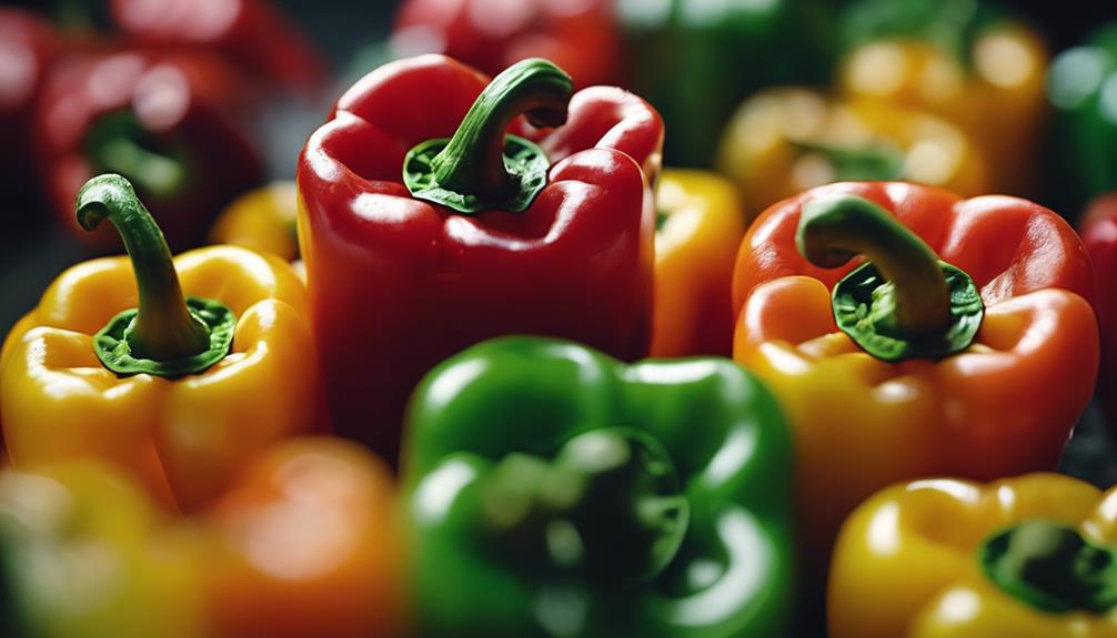 precision cooking bell peppers