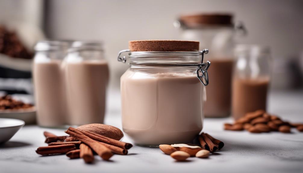 almond milk hot chocolate