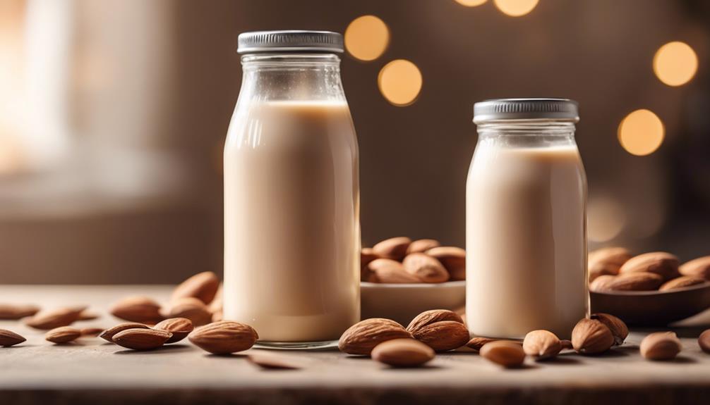 almond milk variety options