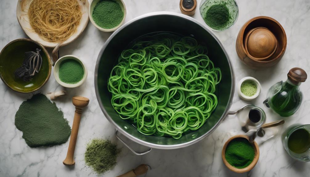 ancient spirulina in cuisine