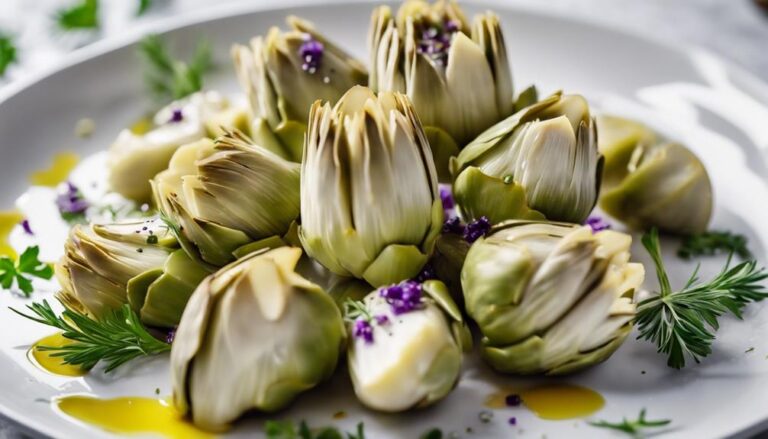 Sous Vide Artichoke Hearts as a Starter