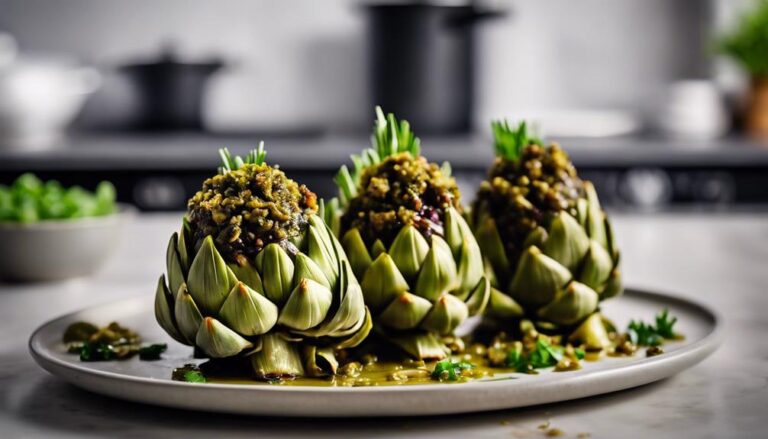 Sous Vide Artichokes With Olive Tapenade