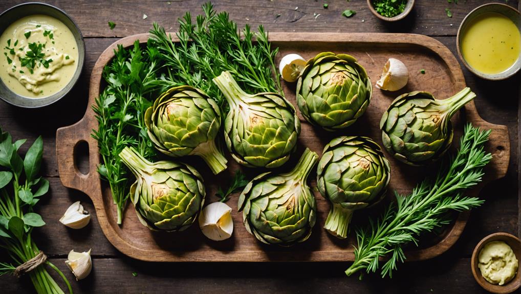 artichokes distinctive taste profile