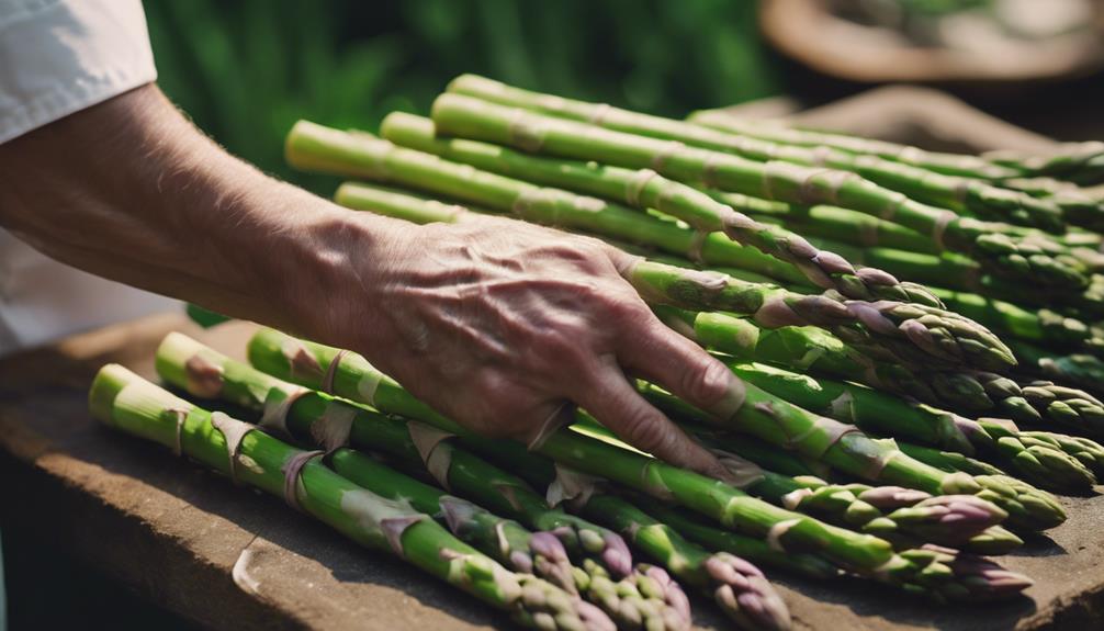 asparagus farming and harvesting