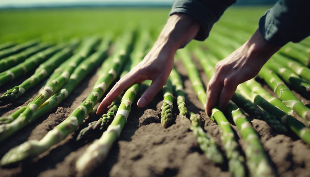 asparagus harvesting methods detailed