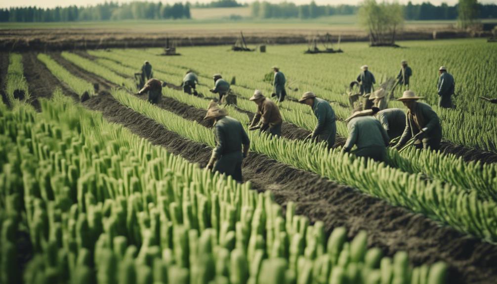 asparagus history and cultivation