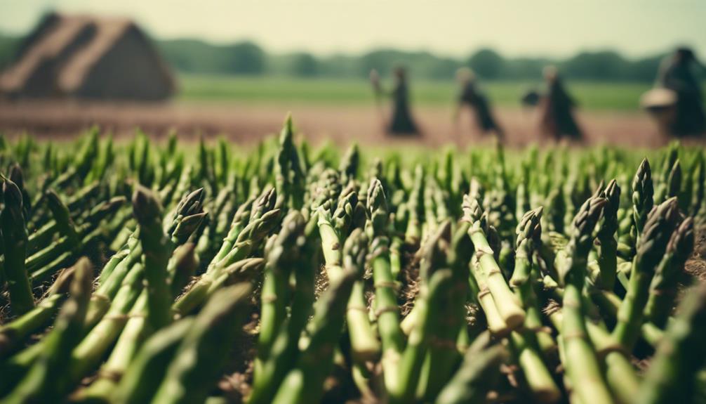 asparagus history and growth