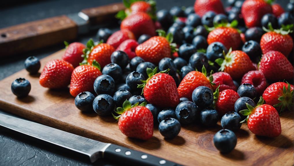 berry picking in summer