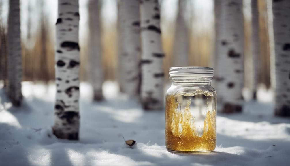 birch sap wine production