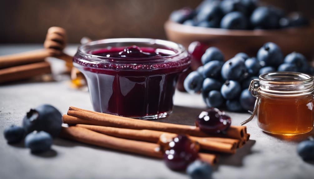 blueberry compote sugar alternatives