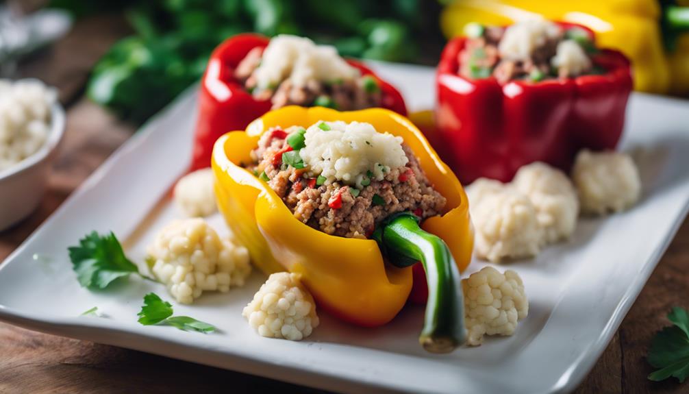 bright colors of peppers