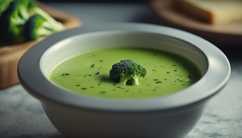 broccoli soup recipe origin