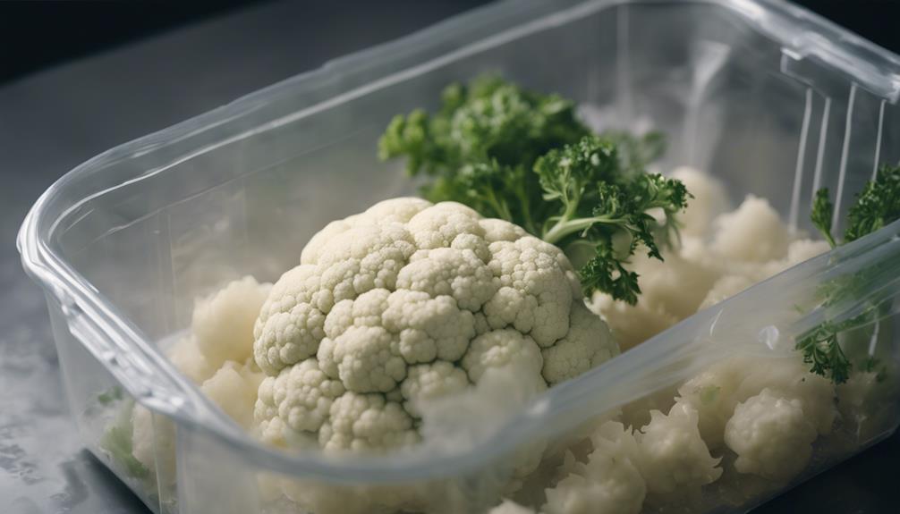 cauliflower cooked sous vide