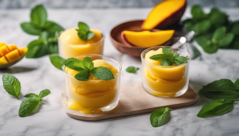 Sous Vide Mango Sorbet