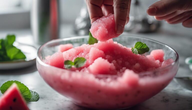 Sous Vide Watermelon Granita