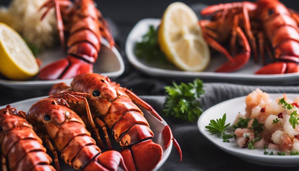 choosing the perfect lobster