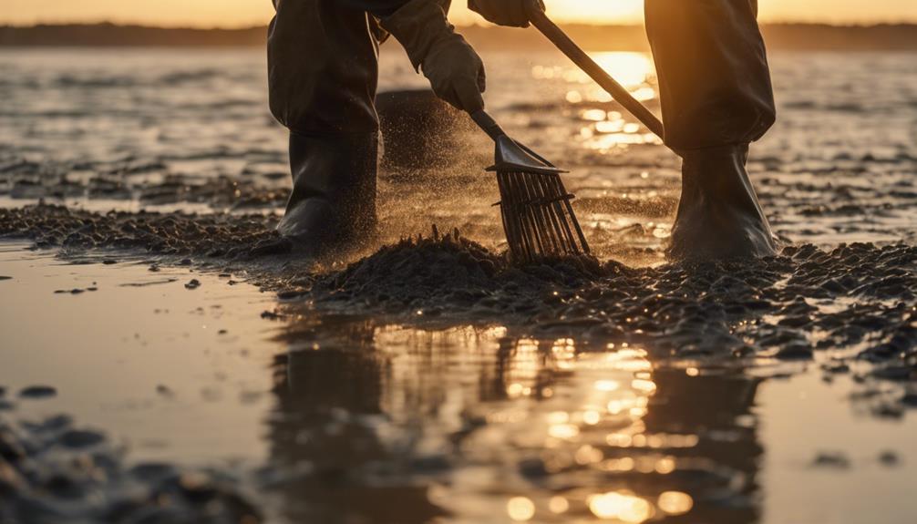 clam harvesting methods described