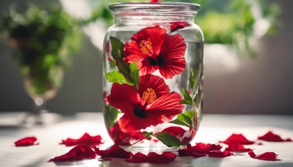 colorful hibiscus flower petals