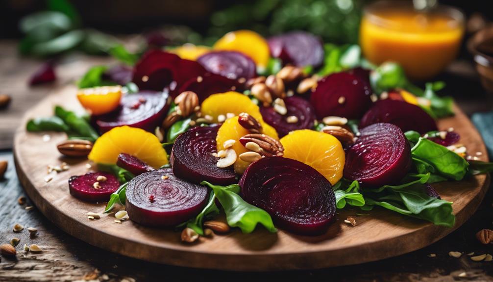 colorful salad with citrus