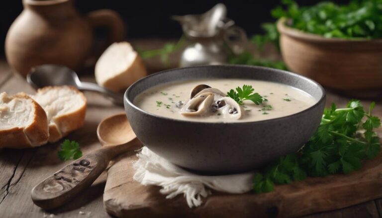 Creamy Chicken and Mushroom Soup