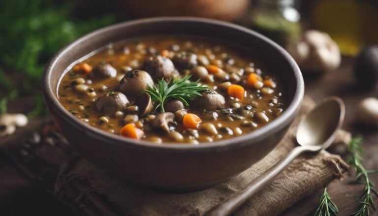 Hearty Sous Vide Lentil and Mushroom Stew