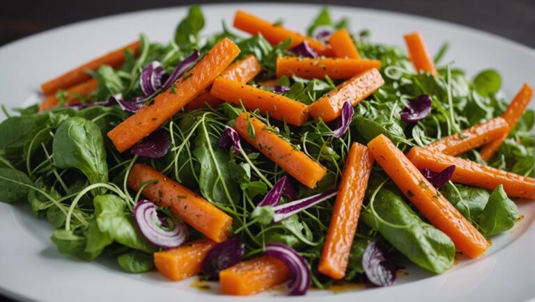 Sous Vide Carrot and Herb Salad