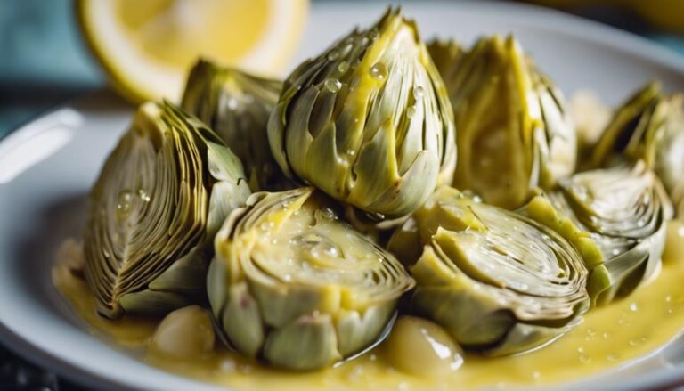 Sous Vide Artichoke Hearts With Lemon Butter