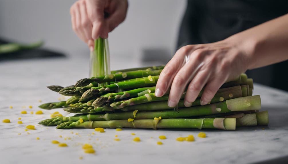 cooking asparagus with flair