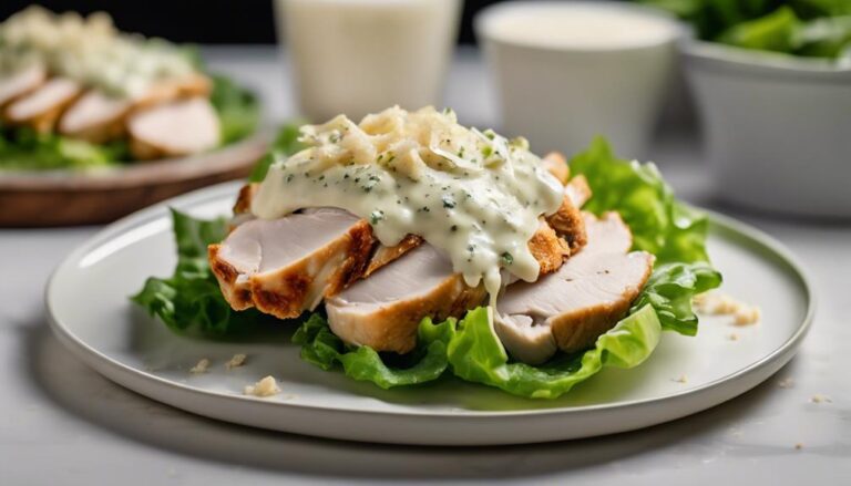 Sous Vide Caesar Chicken Salad