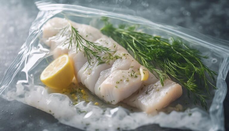 Sous Vide Lemon-Dill Cod Fillets