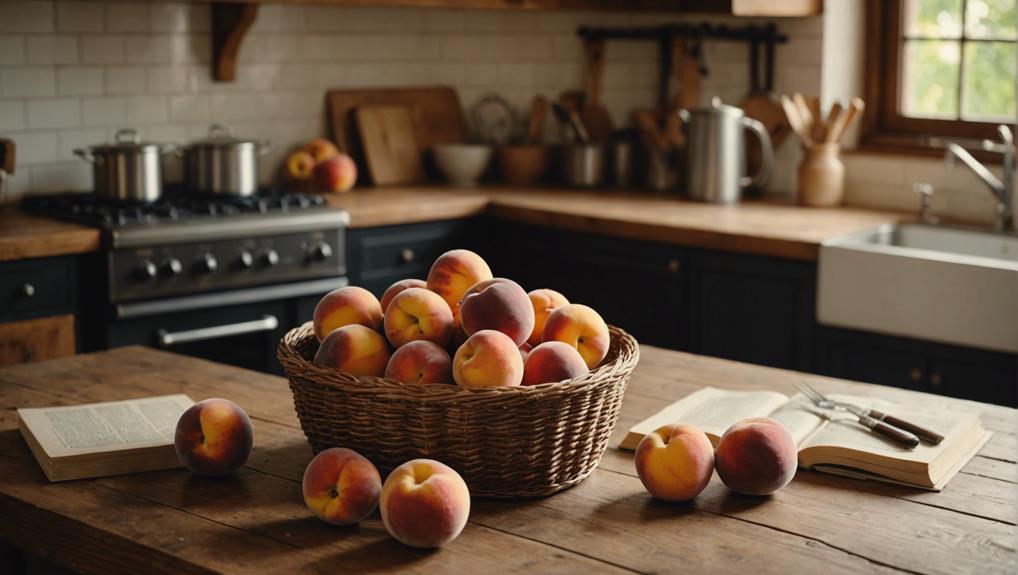 cooking peaches with precision