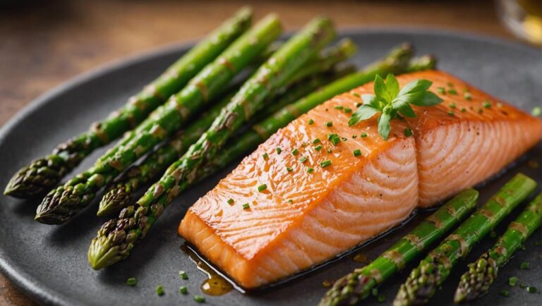 Sous Vide Salmon With Asparagus