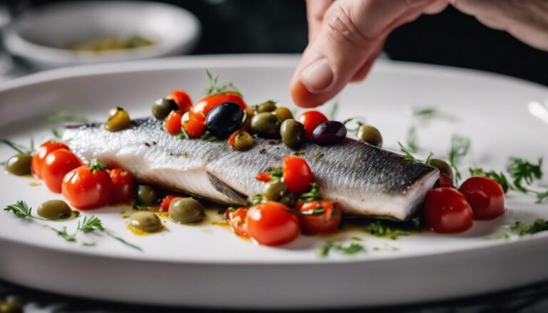 Sous Vide Sea Bass With Mediterranean Salsa