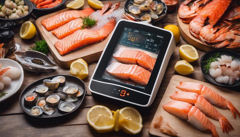 cooking seafood with precision