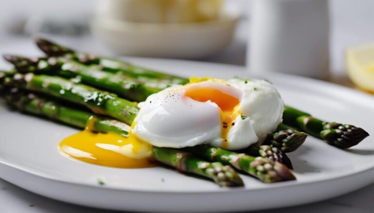 Sous Vide Asparagus and Poached Egg Salad