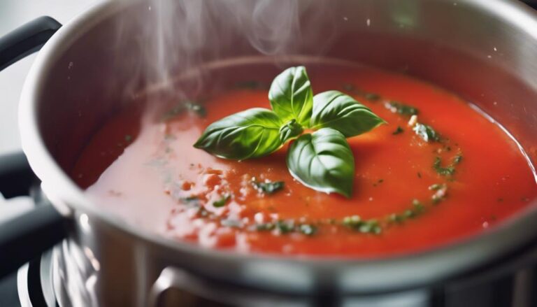 Sous Vide Tomato Basil Soup