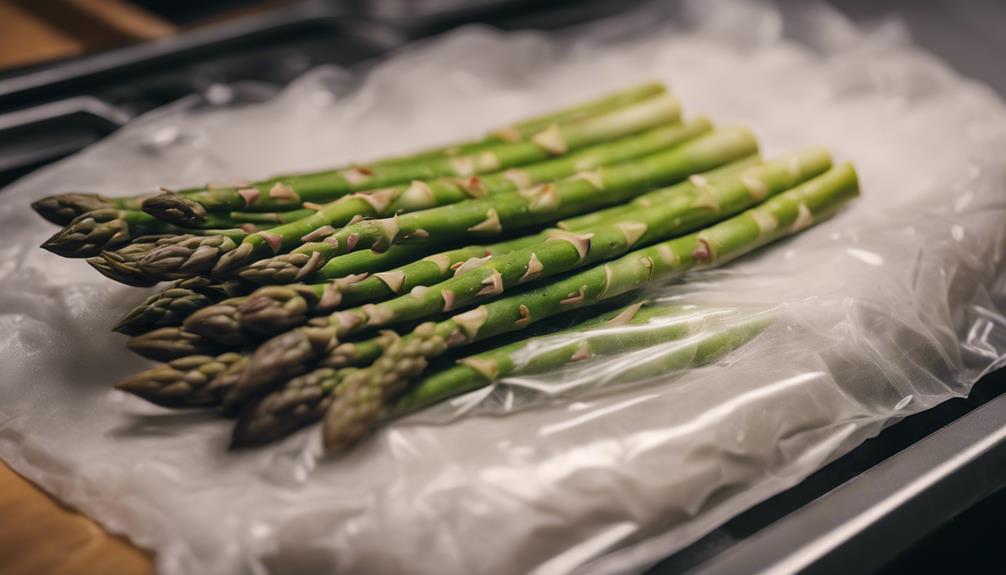 cooking with fresh asparagus