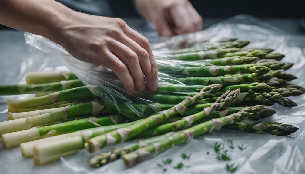 cooking with fresh asparagus