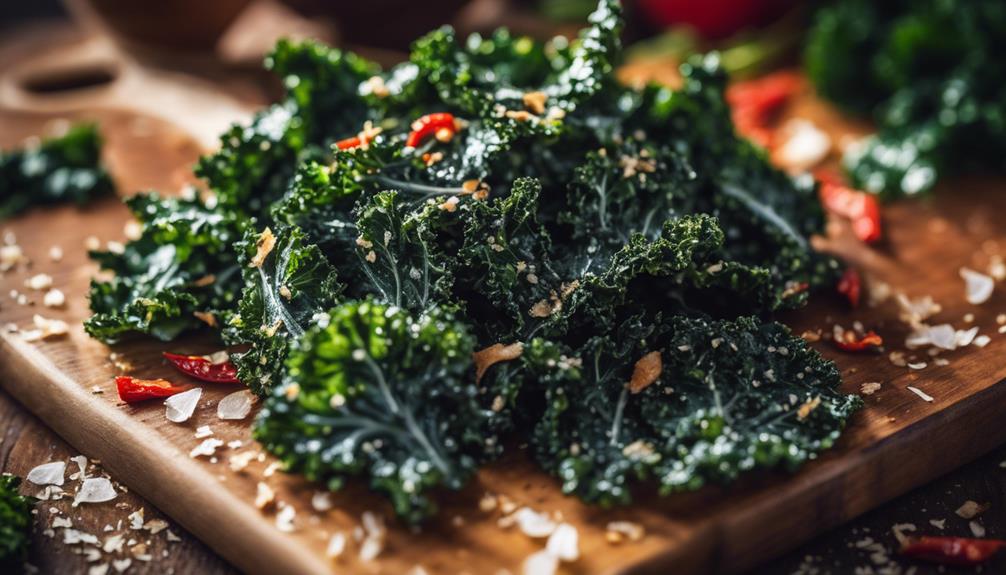 crispy flavorful kale chips