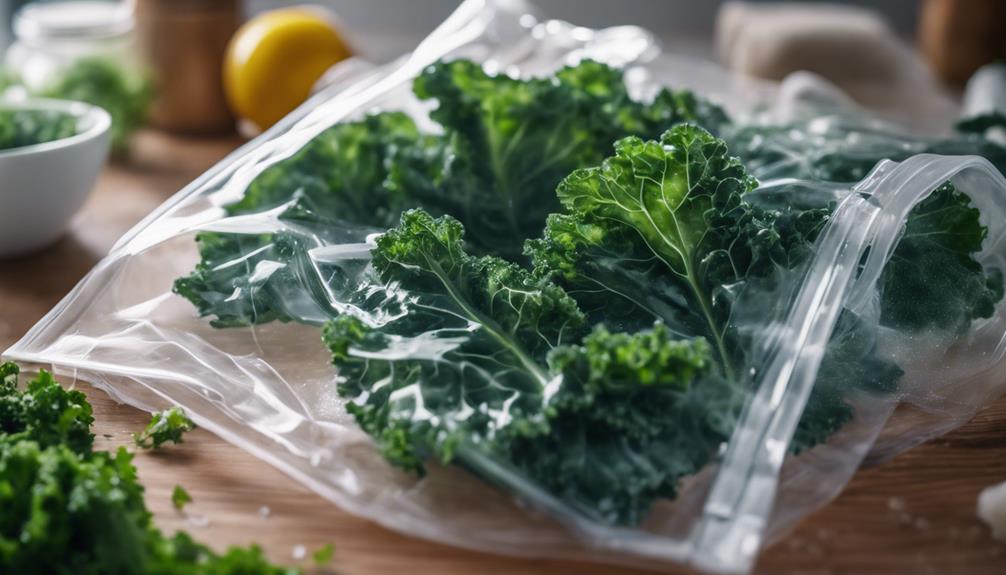 crispy sous vide kale