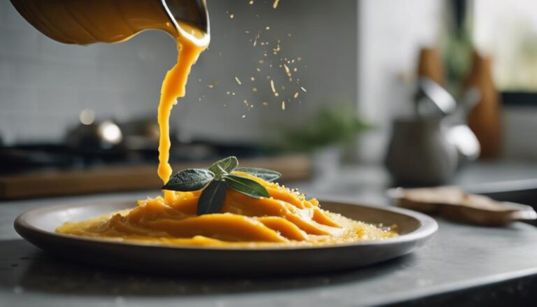 Sous Vide Butternut Squash Puree With Crispy Sage