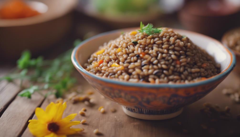 culinary history of rice lentil