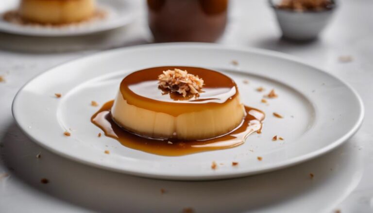 Sous Vide Coconut Flan With Caramel Sauce