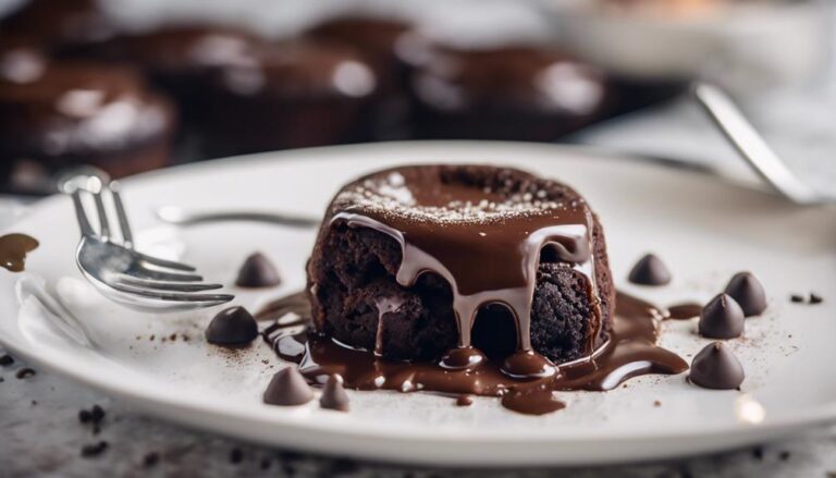 Keto Chocolate Lava Cake With Sous Vide