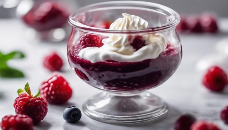 Sous Vide Berry Compote With Whipped Cream