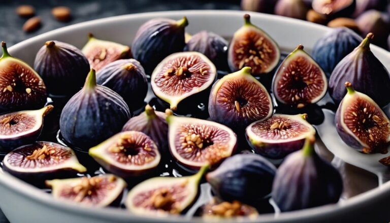 Sous Vide Poached Figs in Almond Syrup