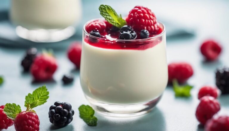 Sous Vide Vanilla Panna Cotta With Berry Sauce