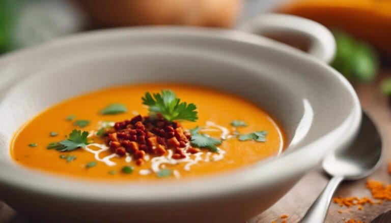 Spicy Sweet Potato and Coconut Soup