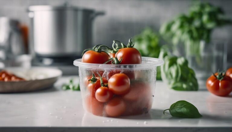 Sous Vide Tomato and Basil Soup