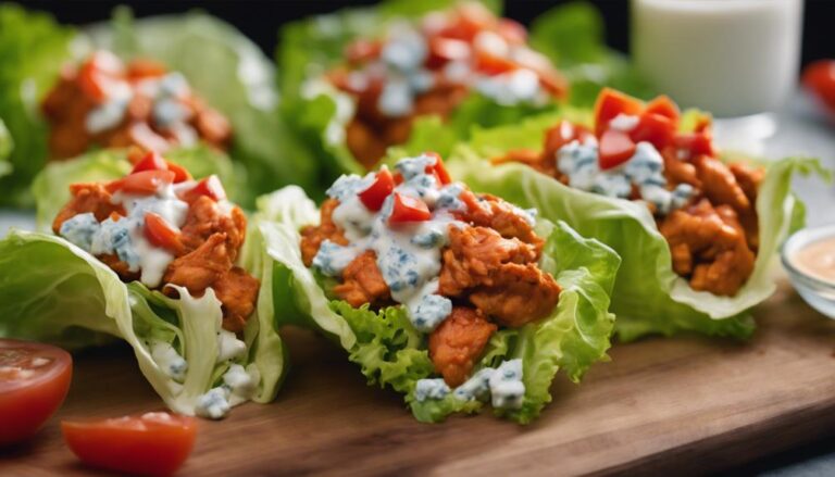 Buffalo Chicken Lettuce Wraps